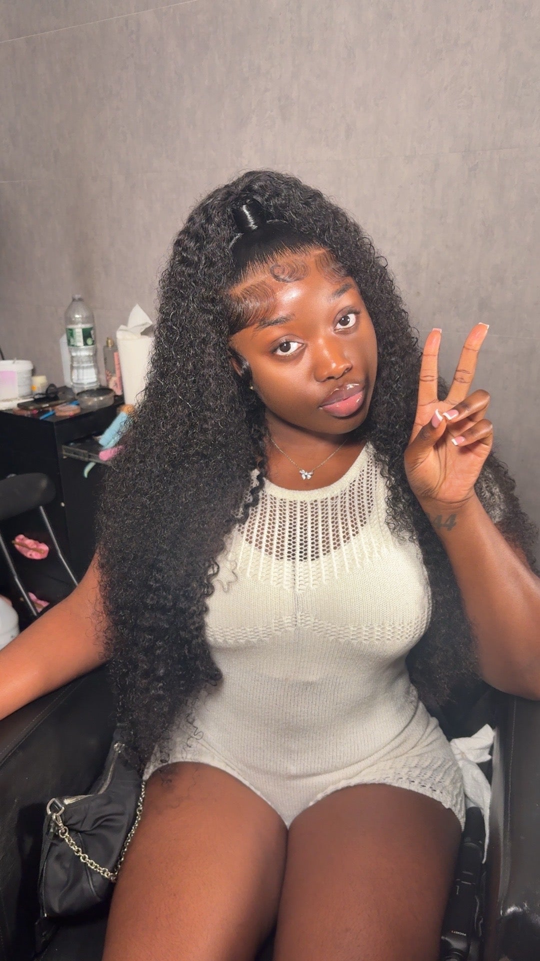 Burmese Curly Pre-Plucked Pre-Bleached 13x6 HD Frontal Wig